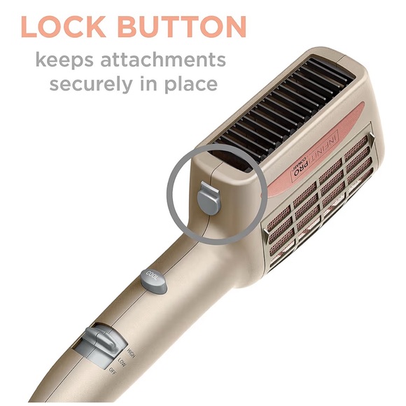 NEW INFINITIPRO BY CONAIR 4-in-1 Frizz Free Styling Hair Dryer, 1875W - Picture 4 of 9